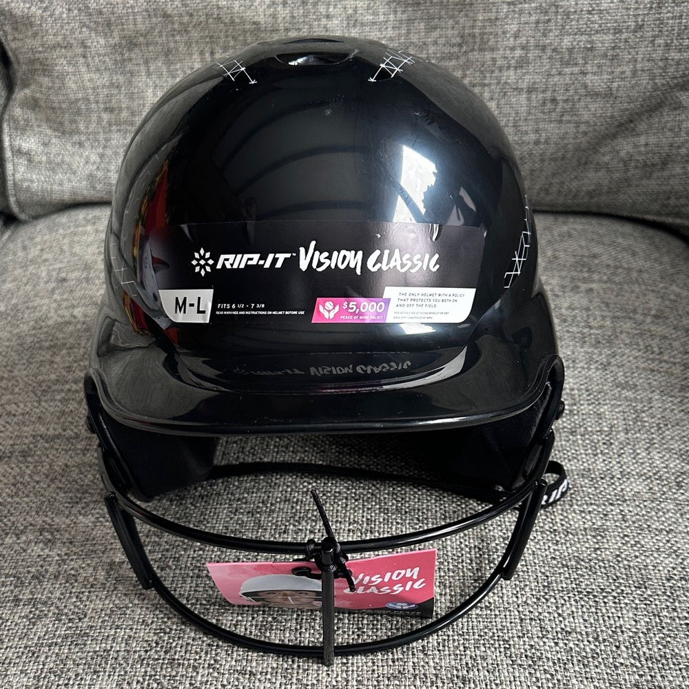 RIP-IT Vision Classic Black Kids Face Mask